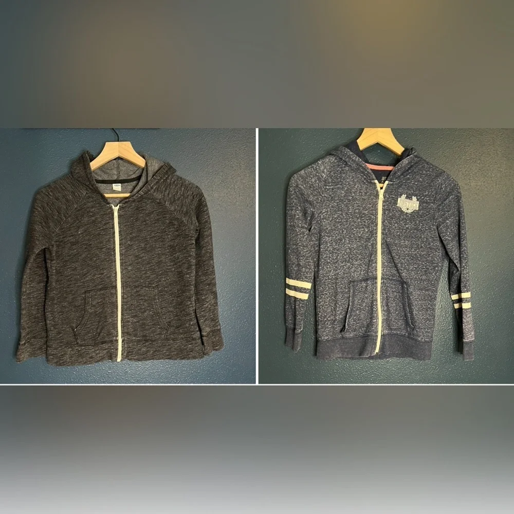 Girls’ Hoodie Bundle – Size 10/12 (Justice & Old Navy)